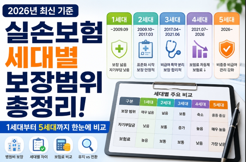 "보험료 부담 한계 다다랐다"… 1·2세대 실손, 5세대 전환 속도 낸다